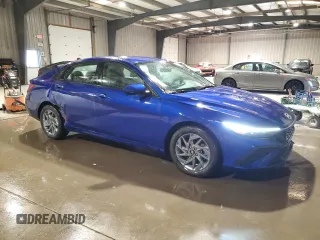 2024 Hyundai Elantra SEL with VIN KMHLM4DG7RU672946, listed as a Copart auction lot 55244965 with 30,938 mi miles and Clean Title. Bid and sale history available at DreamBid. Image 4.