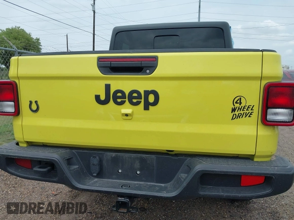 2023 Jeep Gladiator Sport S with VIN 1C6HJTAG1PL576760, listed as a IAAI auction lot 42106618 with 24,738 mi miles and . Bid and sale history available at DreamBid. Image 16.