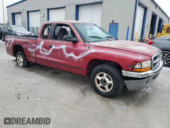1997 Dodge Dakota with VIN 1B7GL23X9VS223370, listed as a Copart auction lot 43982655 with 195,529 mi miles and Salvage Title. Bid and sale history available at carsss.com. Image 4.