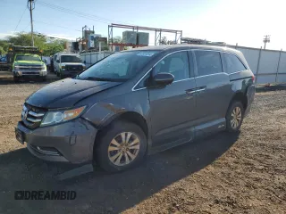 2017 Honda Odyssey EX z VIN 5FNRL5H40HB000726, wystawiony jako Copart lot #84691314 z przebiegiem 42 827 mil mil oraz Szkoda całkowita • Salvage title. Historia ofert i sprzedaży dostępna na DreamBid. Obrazek 1.