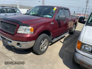 2006 Ford F-150 XLT with VIN 1FTPW14566FB12445, listed as a IAAI auction lot 42081245 with 209,417 mi miles. Bid and sale history available at carsss.com. Image 2.
