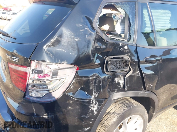 2016 BMW X3 xDrive28i with VIN 5UXWX9C56G0D70883, listed as a IAAI auction lot 41737774 with Not Provided miles and . Bid and sale history available at DreamBid. Image 6.