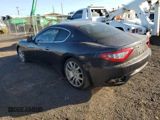 2008 Maserati GranTurismo with VIN ZAMGJ45A380041170, listed as a Copart auction lot 46138555 with 63,110 mi miles and Salvage Title. Bid and sale history available at carsss.com. Image 2.