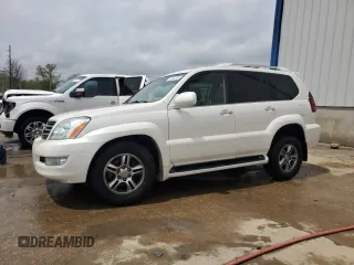 2008 Lexus GX 470 with VIN JTJBT20X280157532, listed as a Copart auction lot 53464365 with 145,992 mi miles and Salvage Title. Bid and sale history available at carsss.com. Image 1.