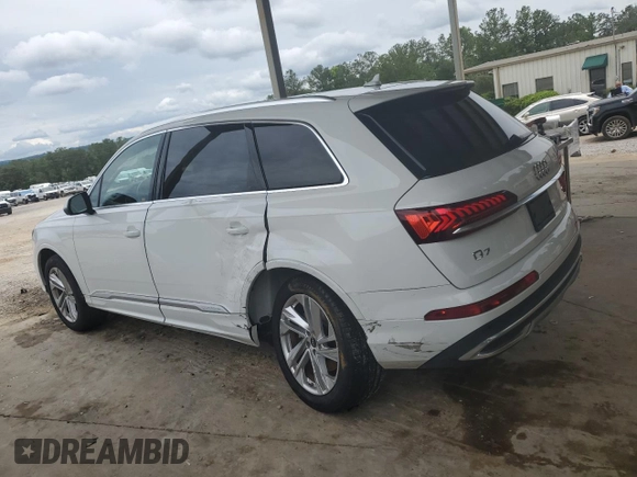 2023 Audi Q7 Premium z VIN WA1AXBF71PD030654, wystawiony jako Copart lot #59030315 z przebiegiem 30 926 mil mil oraz Szkoda całkowita • Salvage title. Historia ofert i sprzedaży dostępna na DreamBid. Obrazek 2.
