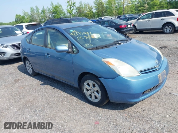 2005 Toyota Prius with VIN JTDKB22U457035511, listed as a IAAI auction lot 42175447 with 142,840 mi miles. Bid and sale history available at carsss.com. Image 1.
