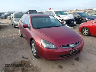 2003 Honda Accord EX with VIN 1HGCM66513A053930, listed as a IAAI auction lot 42570383 with 128,745 mi miles and . Bid and sale history available at DreamBid. Image 1.