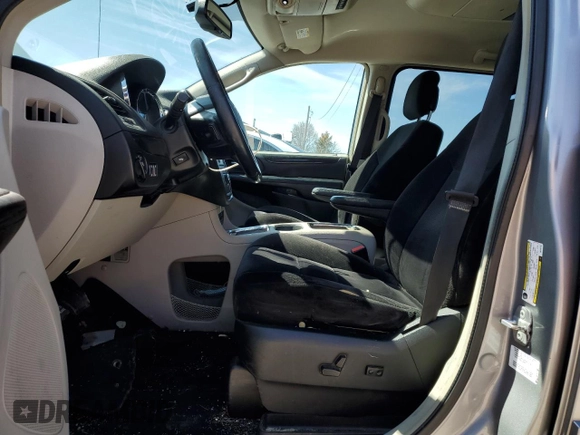 2013 Dodge Grand Caravan Crew with VIN 2C4RDGDG7DR795748, listed as a Copart auction lot 50329195 with 223,956 mi miles and Salvage Title. Bid and sale history available at DreamBid. Image 7.