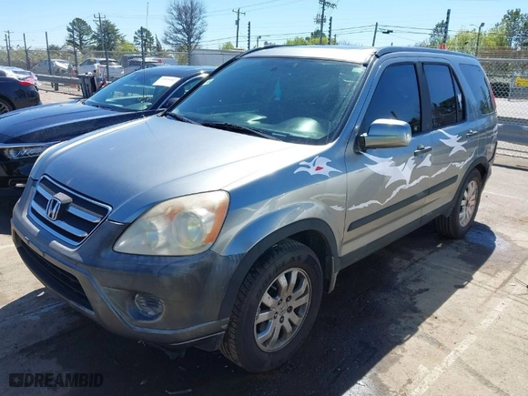 2006 Honda CR-V EX with VIN JHLRD68896C016085, listed as a IAAI auction lot 41826000 with 195,926 mi miles. Bid and sale history available at carsss.com. Image 2.