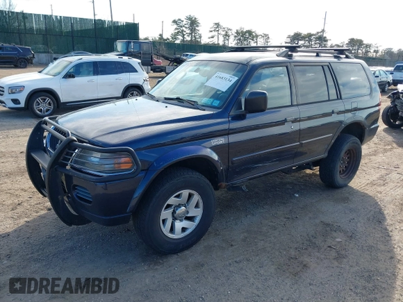 2003 Mitsubishi Montero Sport XLS with VIN JA4MT31R63J038364, listed as a IAAI auction lot 41683134 with 171,504 mi miles. Bid and sale history available at carsss.com. Image 2.