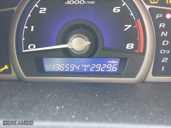 2009 Honda Civic Sdn LX with VIN 2HGFA16559H313538, listed as a IAAI auction lot 42052791 with 136,594 mi miles. Bid and sale history available at carsss.com. Image 7.