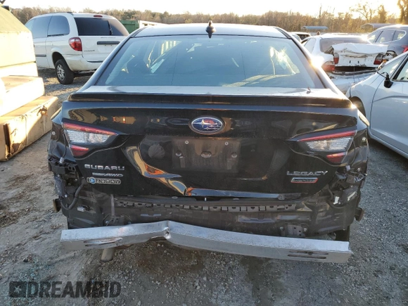 2021 Subaru Legacy Sport with VIN 4S3BWAH61M3011857, listed as a Copart auction lot 77934034 with 0 mi miles and Salvage Title. Bid and sale history available at carsss.com. Image 6.