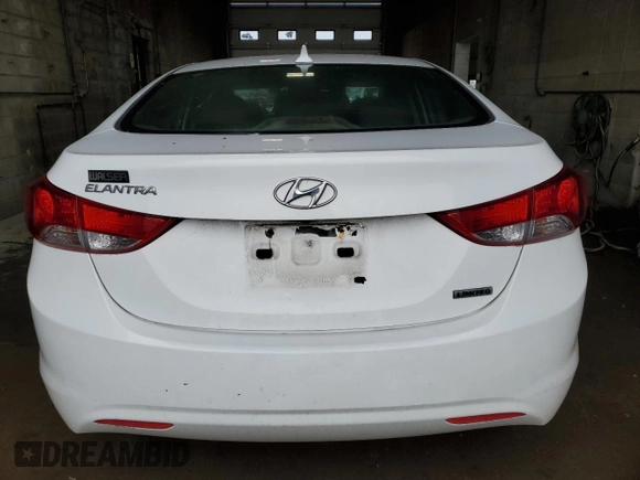 2012 Hyundai Elantra Limited z VIN 5NPDH4AE1CH099527, wystawiony jako Copart lot #58546635 z przebiegiem 153 363 mil mil oraz Czysty tytuł • Clean title. Historia ofert i sprzedaży dostępna na DreamBid. Obrazek 6.