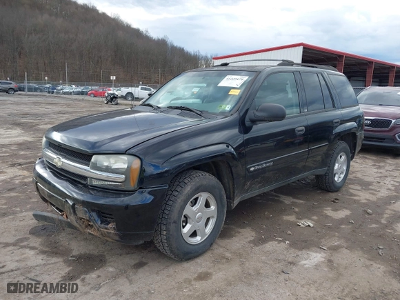 2002 Chevrolet TrailBlazer LS with VIN 1GNDT13SX22308464, listed as a IAAI auction lot 41225470 with 127,370 mi miles. Bid and sale history available at carsss.com. Image 2.
