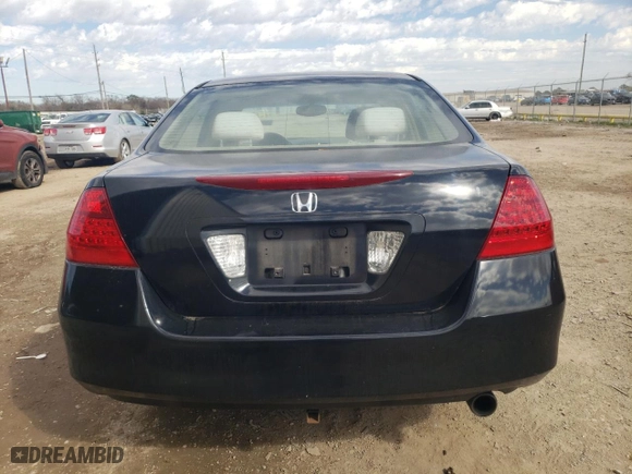 2007 Honda Accord Sdn EX with VIN 1HGCM55737A221814, listed as a Copart auction lot 89317925 with 134,217 mi miles and Clean Title. Bid and sale history available at carsss.com. Image 6.