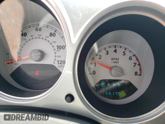 2008 Chrysler PT Cruiser with VIN 3C3HY55X08T123377, listed as a Copart auction lot 68232804 with 58,175 mi miles and Salvage Title. Bid and sale history available at DreamBid. Image 9.