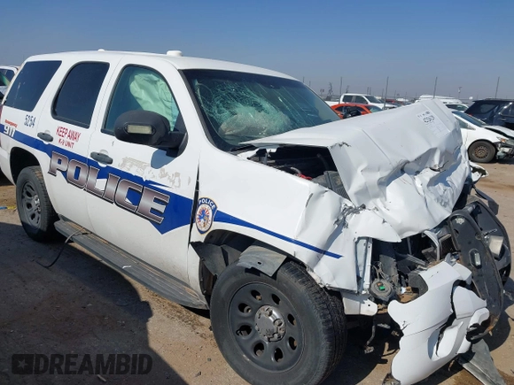 2012 Chevrolet Tahoe Commercial with VIN 1GNLC2E08CR285885, listed as a IAAI auction lot 42326129 with 100,035 mi miles and . Bid and sale history available at DreamBid. Image 1.