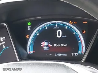 2019 Honda Civic Sedan EX-L with VIN 19XFC1F70KE018732, listed as a IAAI auction lot 41218403 with 35,280 mi miles. Bid and sale history available at carsss.com. Image 7.