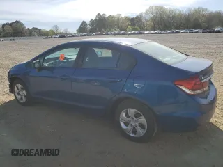 2014 Honda Civic Sedan LX with VIN 2HGFB2F5XEH527454, listed as a Copart auction lot 50136205 with 110,937 mi miles and Salvage Title. Bid and sale history available at carsss.com. Image 2.