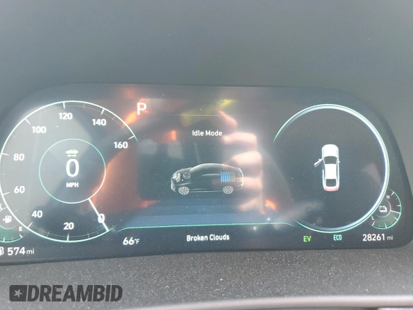 2022 Hyundai Sonata Hybrid Limited with VIN KMHL54JJ4NA038258, listed as a Copart auction lot 39828513 with 28,261 mi miles. Bid and sale history available at carsss.com. Image 9.