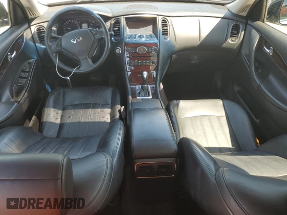 2017 Infiniti QX50 with VIN JN1BJ0RP4HM383177, listed as a Copart auction lot 53038055 with 124,707 mi miles and Salvage Title. Bid and sale history available at carsss.com. Image 8.