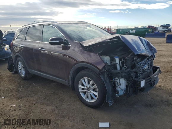 2020 Kia Sorento LX with VIN 5XYPG4A32LG650912, listed as a Copart auction lot 46738265 with 77,224 mi miles and Salvage Title. Bid and sale history available at carsss.com. Image 4.