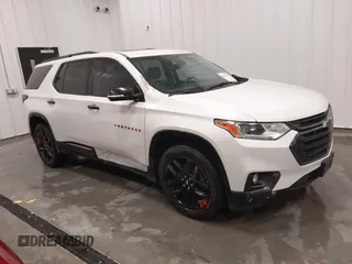 2018 Chevrolet Traverse Premier z VIN 1GNEVJKW4JJ163087, wystawiony jako IAAI lot #41509692 z przebiegiem 118 158 mil mil oraz . Historia ofert i sprzedaży dostępna na DreamBid. Obrazek 1.