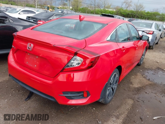 2017 Honda Civic Sedan EX-L with VIN 2HGFC1F77HH641750, listed as a IAAI auction lot 42029918 with 75,924 mi miles. Bid and sale history available at carsss.com. Image 4.