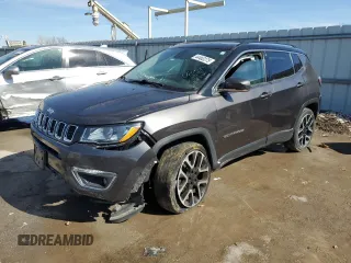 2019 Jeep Compass Limited z VIN 3C4NJDCB9KT673625, wystawiony jako Copart lot #44463275 z przebiegiem 85 139 mil mil oraz Szkoda całkowita • Salvage title. Historia ofert i sprzedaży dostępna na DreamBid. Obrazek 1.