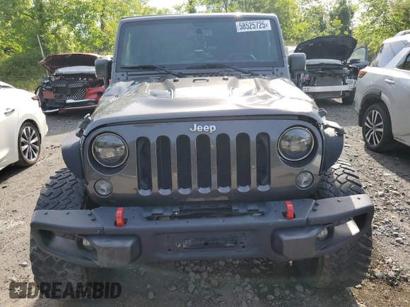 2016 Jeep Wrangler Unlimited Rubicon with VIN 1C4BJWFG4GL252209, listed as a Copart auction lot 58525725 with 46,604 mi miles and Salvage title. Bid and sale history available at DreamBid. Image 5.