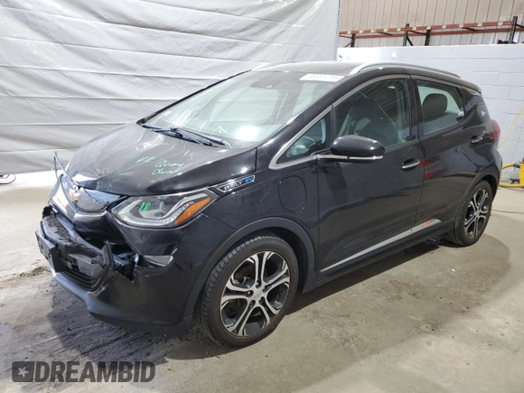2017 Chevrolet Bolt EV Premier with VIN 1G1FX6S02H4172453, listed as a Copart auction lot 56331215 with 87,163 mi miles and Salvage title. Bid and sale history available at DreamBid. Image 1.