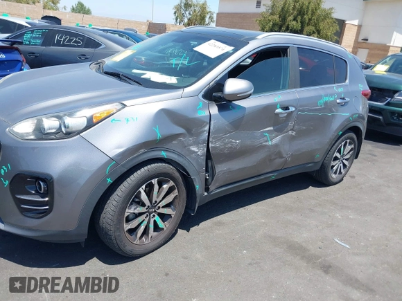 2017 Kia Sportage EX with VIN KNDPN3AC8H7186240, listed as a IAAI auction lot 42283574 with 100,153 mi miles and . Bid and sale history available at DreamBid. Image 6.