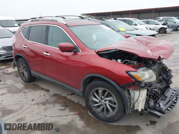2016 Nissan Rogue SV with VIN 5N1AT2MT5GC864168, listed as a IAAI auction lot 41532141 with 101,833 mi miles. Bid and sale history available at carsss.com. Image 1.