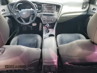 2013 Kia Optima SX with VIN 5XXGR4A65DG229079, listed as a Copart auction lot 46620134 with 154,977 mi miles and Salvage Title. Bid and sale history available at carsss.com. Image 8.