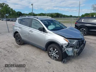 2017 Toyota RAV4 LE with VIN 2T3ZFREV2HW324895, listed as a IAAI auction lot 39150601 with 111,676 mi miles and . Bid and sale history available at carsss.com. Image 1.