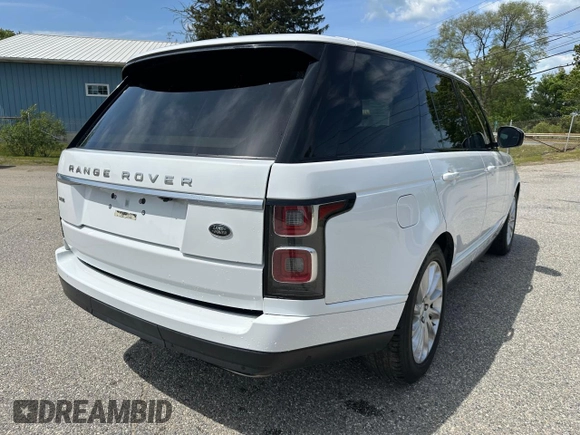2019 Land Rover Range Rover HSE with VIN SALGS2SV0KA540872, listed as a Copart auction lot 59046305 with 130,477 mi miles and Clean title. Bid and sale history available at DreamBid. Image 3.