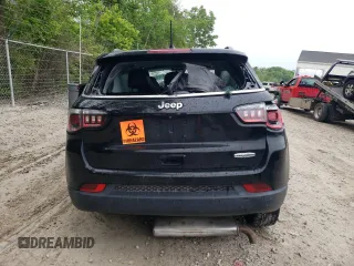 2019 Jeep Compass Latitude with VIN 3C4NJCBB0KT855595, listed as a Copart auction lot 58997955 with Not provided miles and Salvage title. Bid and sale history available at DreamBid. Image 6.