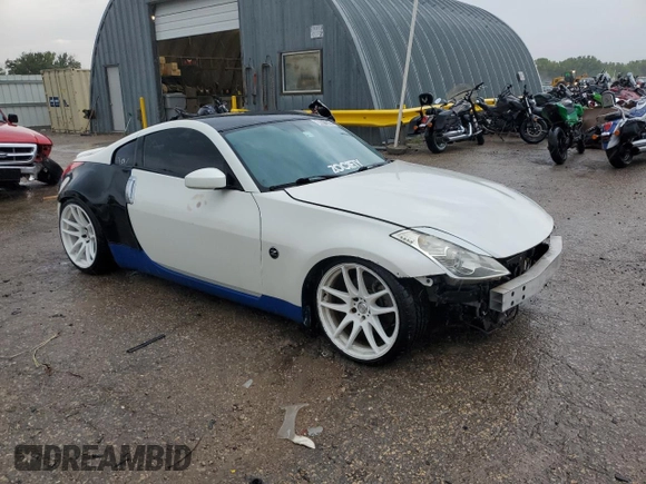 2008 Nissan 350Z Touring z VIN JN1BZ34D88M703866, wystawiony jako Copart lot #68671054 z przebiegiem 145 215 mil mil oraz Szkoda całkowita • Salvage title. Historia ofert i sprzedaży dostępna na DreamBid. Obrazek 4.