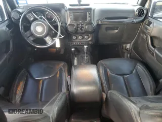 2017 Jeep Wrangler Unlimited Sahara with VIN 1C4HJWEG8HL697341, listed as a Copart auction lot 81313424 with 118,693 mi miles and Salvage title. Bid and sale history available at DreamBid. Image 8.