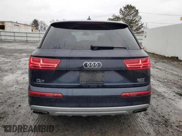 2017 Audi Q7 Premium Plus with VIN WA1LAAF74HD013210, listed as a Copart auction lot 49337825 with 82,450 mi miles and Salvage Title. Bid and sale history available at DreamBid. Image 6.