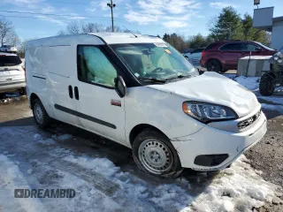 2022 Ram ProMaster City Cargo Tradesman with VIN ZFBHRFABXN6W46018, listed as a Copart auction lot 89099025 with Not Provided miles and Salvage Title. Bid and sale history available at DreamBid. Image 4.