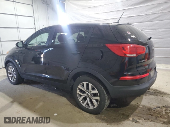 2015 Kia Sportage LX with VIN KNDPBCAC2F7772213, listed as a Copart auction lot 53262835 with 123,405 mi miles and Clean Title. Bid and sale history available at DreamBid. Image 2.