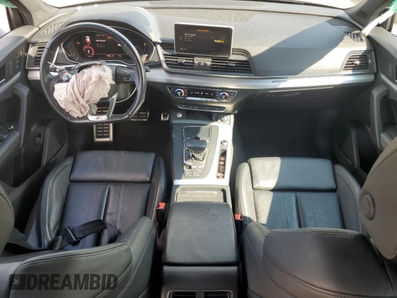 2019 Audi SQ5 Premium Plus with VIN WA1B4AFYXK2027241, listed as a Copart auction lot 72826554 with 70,140 mi miles and Salvage Title. Bid and sale history available at DreamBid. Image 8.