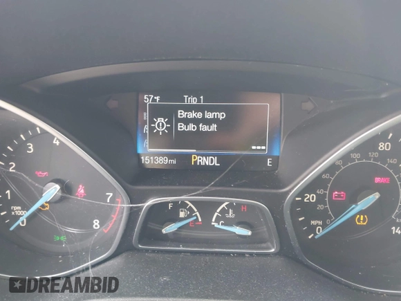 2015 Ford Focus SE with VIN 1FADP3F23FL255584, listed as a IAAI auction lot 41990636 with 151,389 mi miles. Bid and sale history available at carsss.com. Image 7.