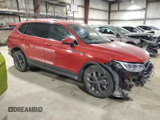 2022 Volkswagen Tiguan SE with VIN 3VV2B7AX6NM039012, listed as a Copart auction lot 55279705 with 54,011 mi miles and Salvage title. Bid and sale history available at DreamBid. Image 4.