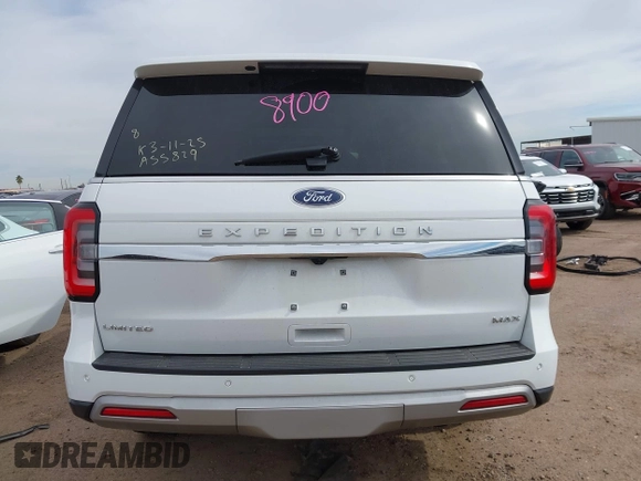 2023 Ford Expedition Max Limited z VIN 1FMJK2A80PEA55829, wystawiony jako IAAI lot #41813484 z przebiegiem 50 772 mil mil oraz . Historia ofert i sprzedaży dostępna na DreamBid. Obrazek 17.