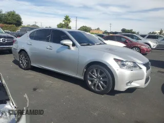 2013 Lexus GS 350 with VIN JTHCE1BL6D5019588, listed as a Copart auction lot 63607685 with 126,608 mi miles and Salvage title. Bid and sale history available at DreamBid. Image 4.