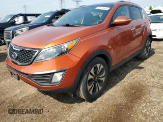 2011 Kia Sportage SX with VIN KNDPC3A63B7169255, listed as a Copart auction lot 60174855 with 121,236 mi miles and Salvage title. Bid and sale history available at DreamBid. Image 1.