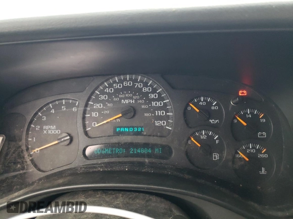 2005 Chevrolet Avalanche Z71 with VIN 3GNEK12Z75G258687, listed as a Copart auction lot 69597804 with 214,804 mi miles and Salvage Title. Bid and sale history available at carsss.com. Image 9.