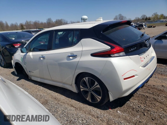 2018 Nissan LEAF SL with VIN 1N4AZ1CP6JC304951, listed as a Copart auction lot 52515045 with 72,331 mi miles and Salvage Title. Bid and sale history available at DreamBid. Image 2.